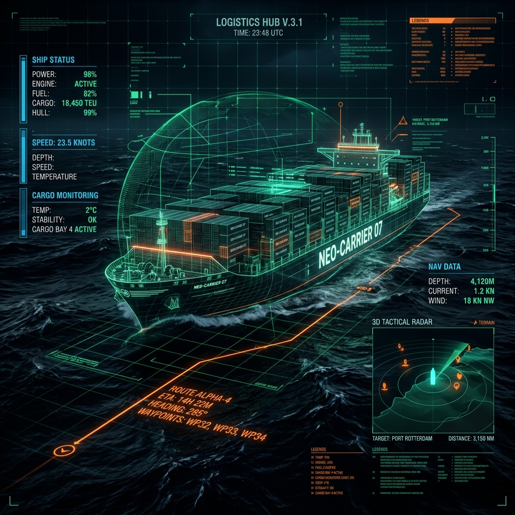 CINEMATIC OCEAN FREIGHT NETWORKS